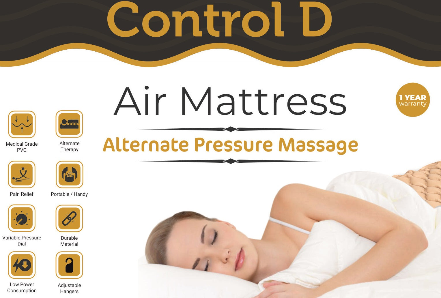 Control D Air Bed Mattress