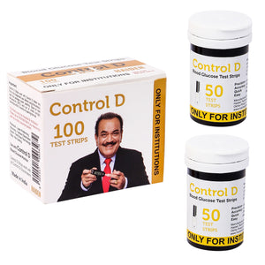 Control D 100 Test Strips for Hospitals & Institutions