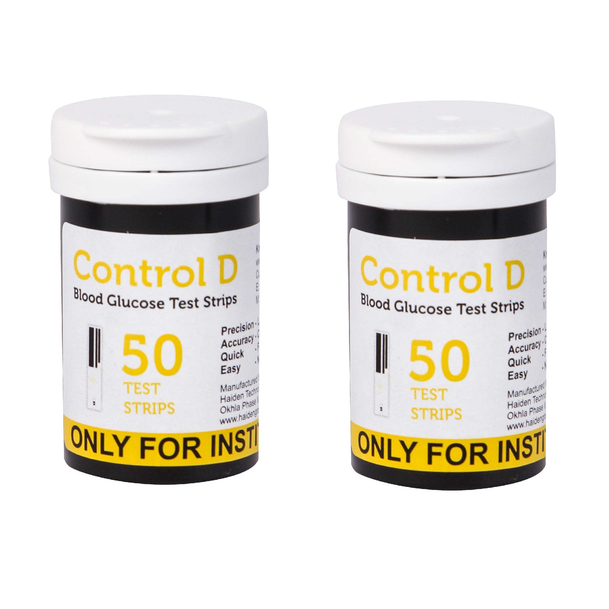 Control D 100 Test Strips for Hospitals & Institutions