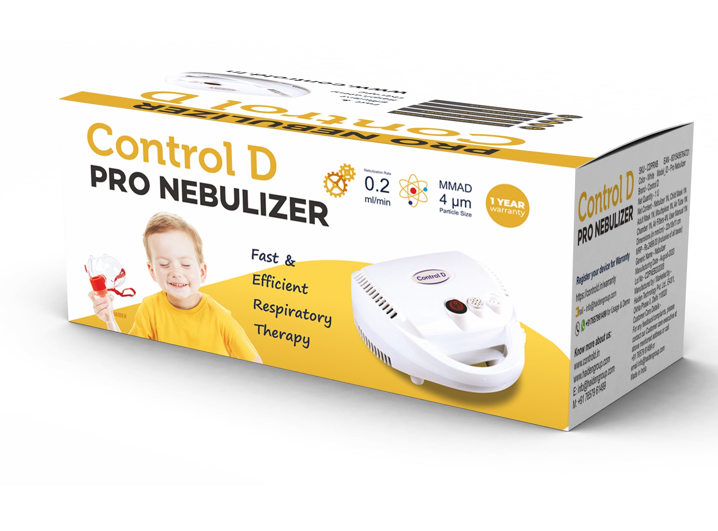 Control D Pro Nebulizer